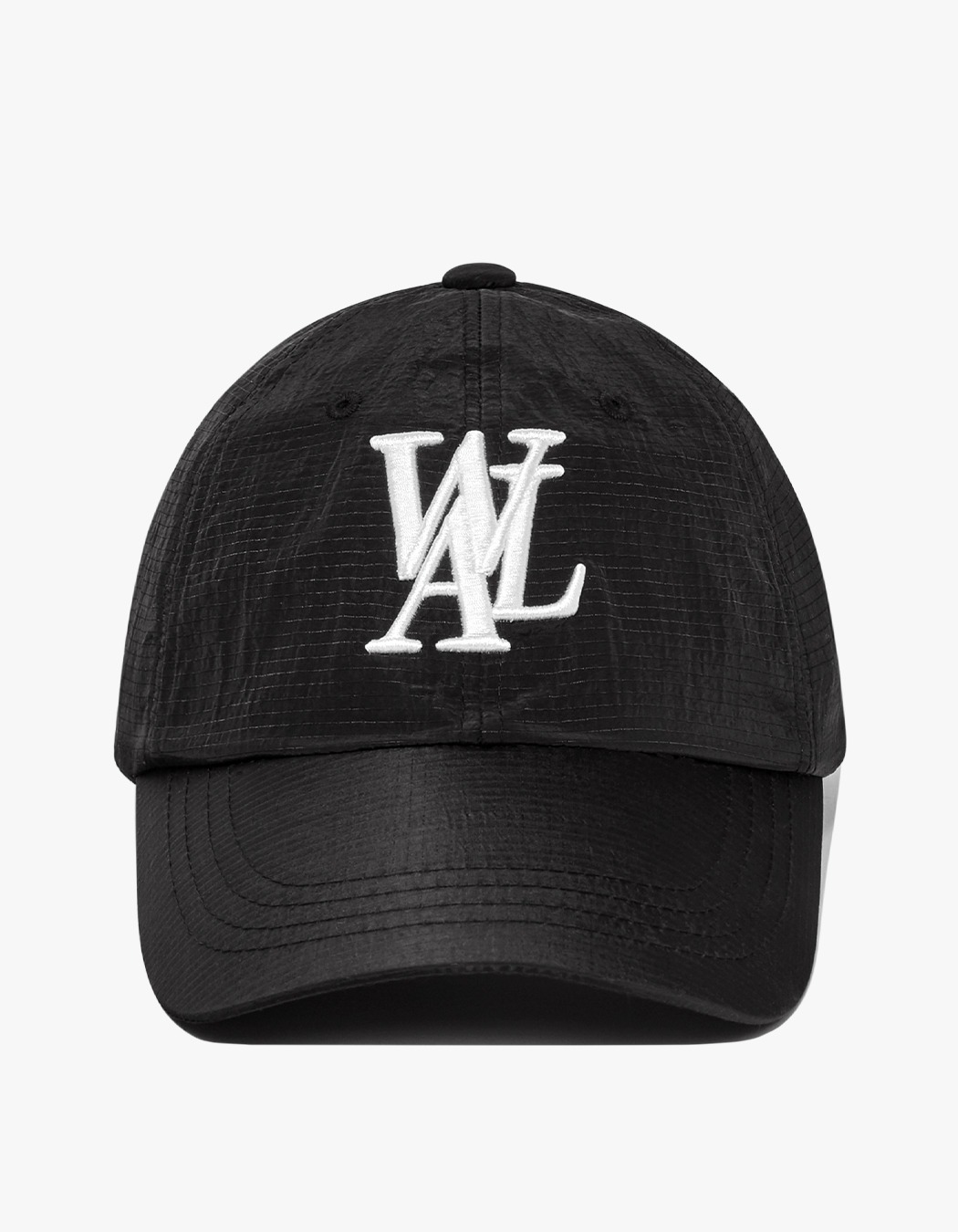 WOOALONG Signature Logo ball cap - Nylon black | 하이츠스토어
