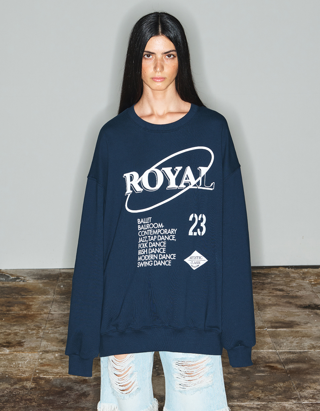 TheOpen Product】☆ROYAL LETTER SWEATSHIR.T☆スウェット 販売促進物